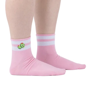 Olive You! - Quarter Crew Socks - Sock It To Me