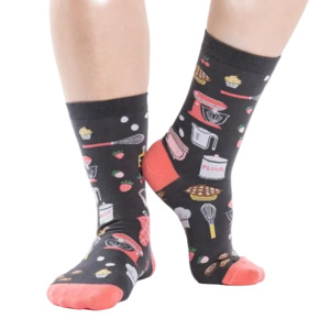 Whisking Business - Women's Crew Socks - Sock It To Me