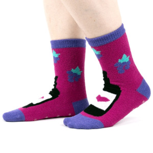 Women: You Are Really Grape - Slipper Socks - Sock It To Me