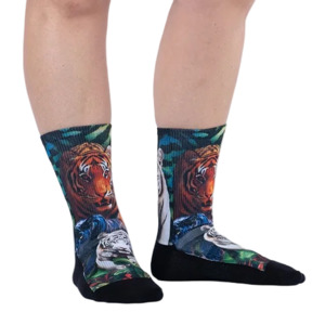 Eye of the Tiger - Performance Crew Socks - Sock It To Me
