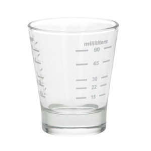 Espresso Measuring Glass - 15mL 22mL 30mL 45mL 60ml