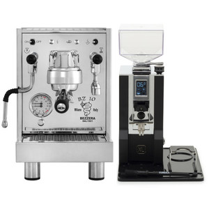 Bezzera BZ10 1.5L Espresso Coffee Machine - STAINLESS STEEL - Eureka Oro Mignon &hellip;