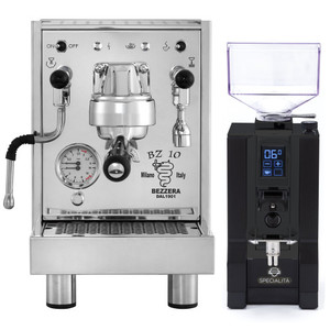 Bezzera BZ10 1.5L Espresso Coffee Machine - STAINLESS STEEL - Eureka Mignon Spec&hellip;