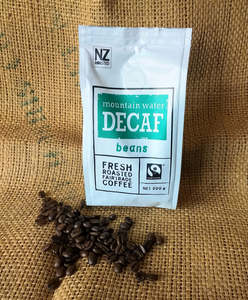 Mountain Water Fairtrade Decaf Espresso Coffee Beans 200g