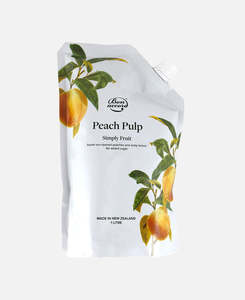 Fruit Pulps: Bon Accord Real Fruit Pulp 1L - Peach