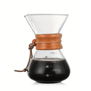 Borosilicate Glass Pour Over Coffee Brewer