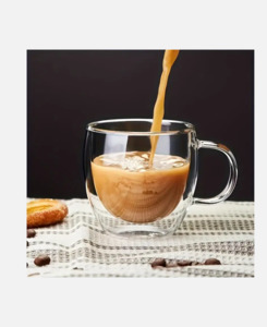Gifts: Double Walled Glass with Handles