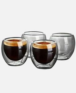 Gifts: Double Wall Glass x4 Pack