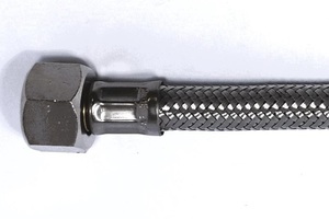 Hose Braided Stainless Steel 3/8 80cm