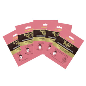 All: Collagen Boost Biodegradable Sheet Mask 5 Pack