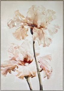 Kerridge: Blush Iris Canvas with White Wash Frame 800X1200