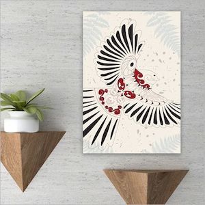 Products: Large Printed Rectangle - Fantail