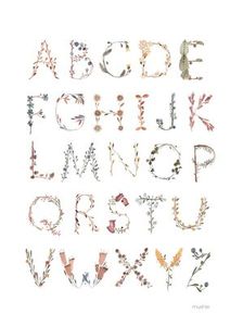 Products: Mushie Poster International Alphabet
