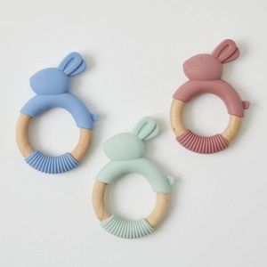 Products: Silicone Bunny Teething Ring