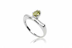 Rings: Peridot Sterling Silver Ring