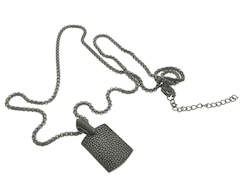 Necklaces: Stainless Steel Reptile Pendant