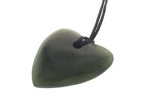 Pendants: Greenstone Heart Pendant