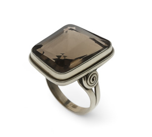Rings: Smoky Topaz Sterling Silver Ring