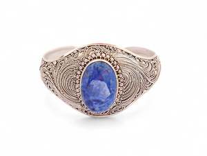 Cuff: Lapis Lazuli Sterling Silver Cuff