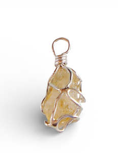 Citrine Sterling Silver Pendant
