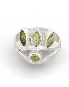 Peridot Sterling Silver Ring