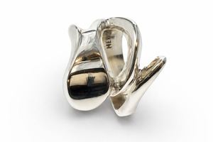 Sterling Silver Wide Chunky Band Ring - MA030