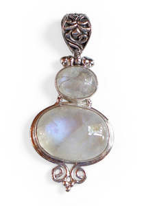 Moonstone Sterling Silver Pendant