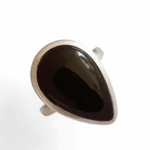 Onyx Sterling Silver Ring