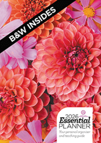 The Essential Planner 2026 - Flowers - B&W insides