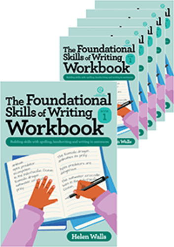 The Foundational Skills of Writing Workbook - Book 1 - 6 pack