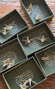 Products: Ocha Crane Earrings