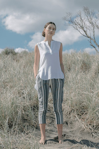 Striped Cropped Pants (Sample)