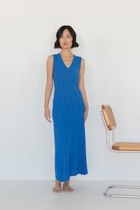 Knitwear Essentials: Maxi Dress with Darts