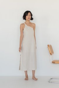 Best Sellers: Twist and Turn Toga Dress in Linen