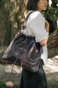 Non Sale Items: Oslo Drawstring Hobo in Aubergine