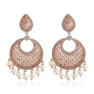 Earring: AD stones Traditional Long Earrings