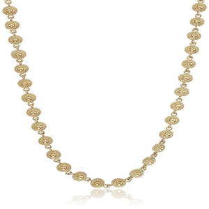 Necklace: Estele Gold Plated Necklace Pendant Chain for Girls & Women