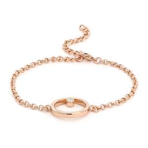 Estele Polaris Rose Gold Bracelet Using Austrian Stones