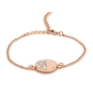 Estele Rose Gold Bracelet Using Austrian Stones