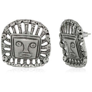 Estele Oxidised Silver Bohemian Studs latest design for women