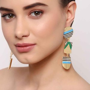 Evening Ears: Nautical Blue Earrings