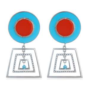 Colourful Geometric Earrings