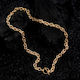 Estele Gold Plated Thick Shackles Chain for Men with Toggle Bar