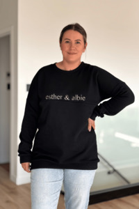 Black Fur Lined Sweatshirt