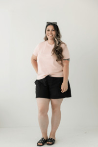 Pink 100% Cotton Everyday Tee