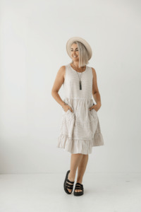 Latte Stripe Dress