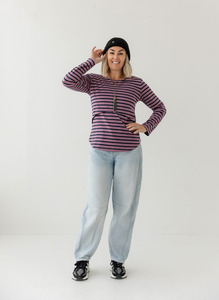Pink Stripe Everyday Top | Classic