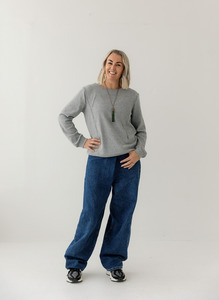 Grey Waffle Top