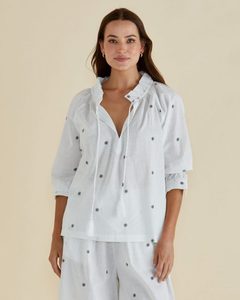 Products: Charli Blouse – Black Floral Print - Estilo Boutique