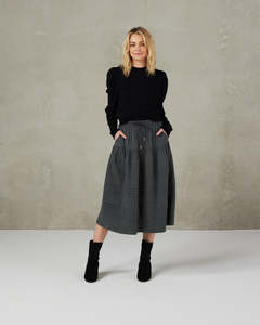 Summer Skirts: Quin Skirt - Slate green